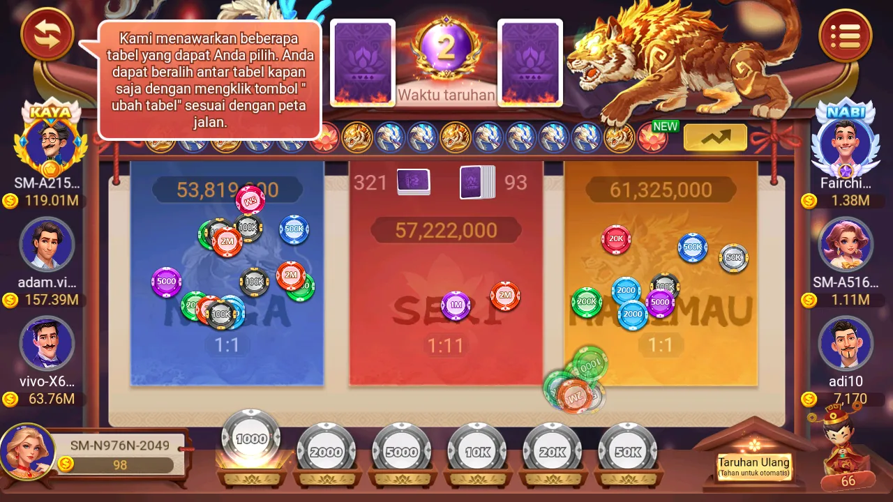 Game Kasino Dragon Tiger